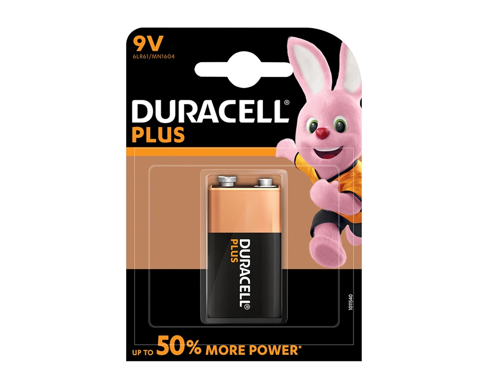Duracell 9V Battery 1 x 9V (6LR61) Regin Products Ltd