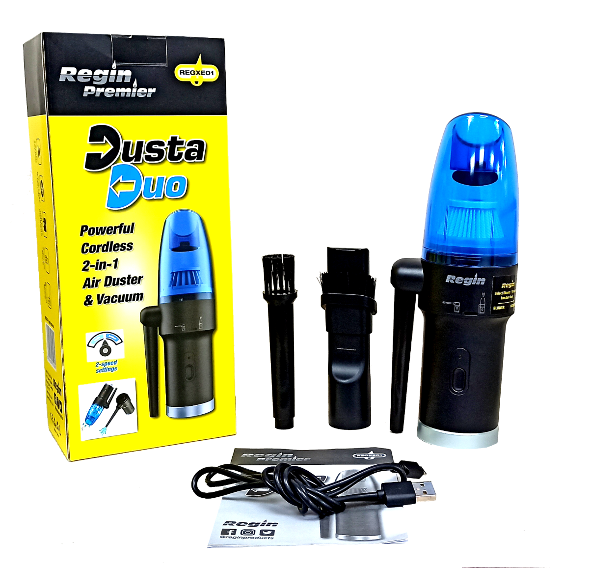 REGIN DUSTADUO (Vacuum&Air Duster) Regin Products Ltd
