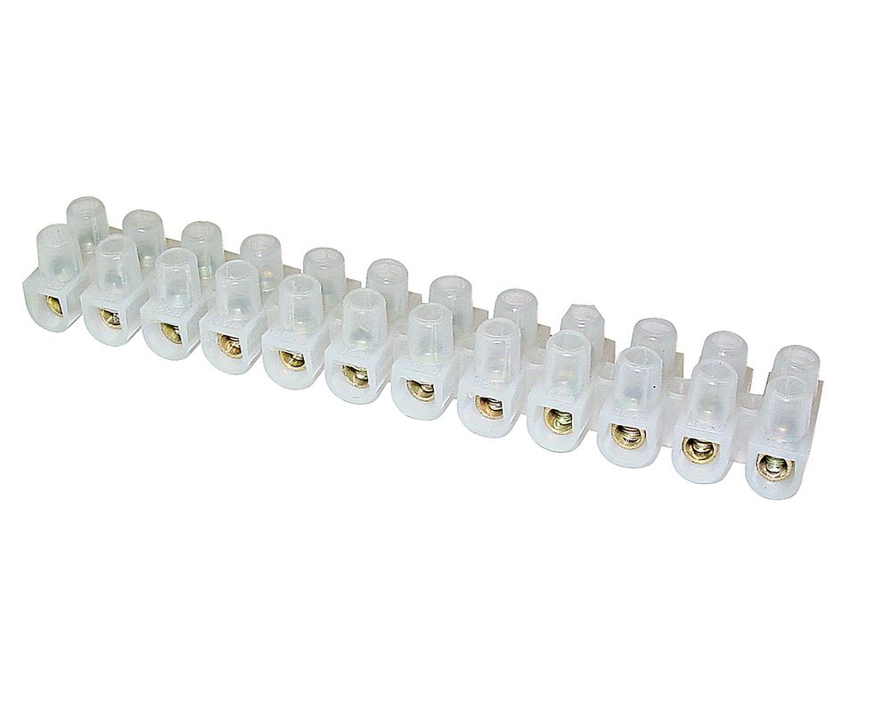 Connector Strip 15A PVC 12 Way (1) Regin Products Ltd