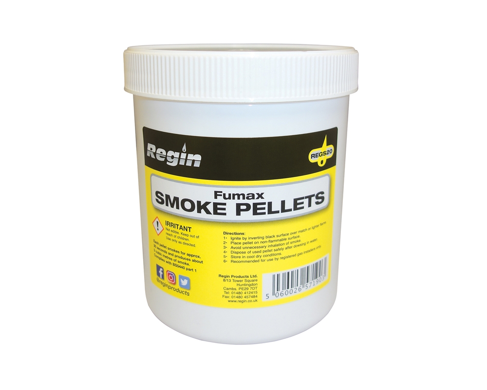 Fumax Single Smoke Pellets (tub of 100) Regin Products Ltd
