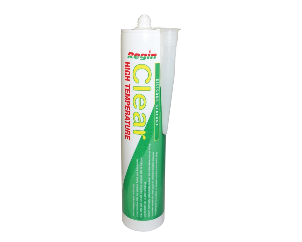 High Temp. Silicone Sealant Clear 310ml Regin Products Ltd